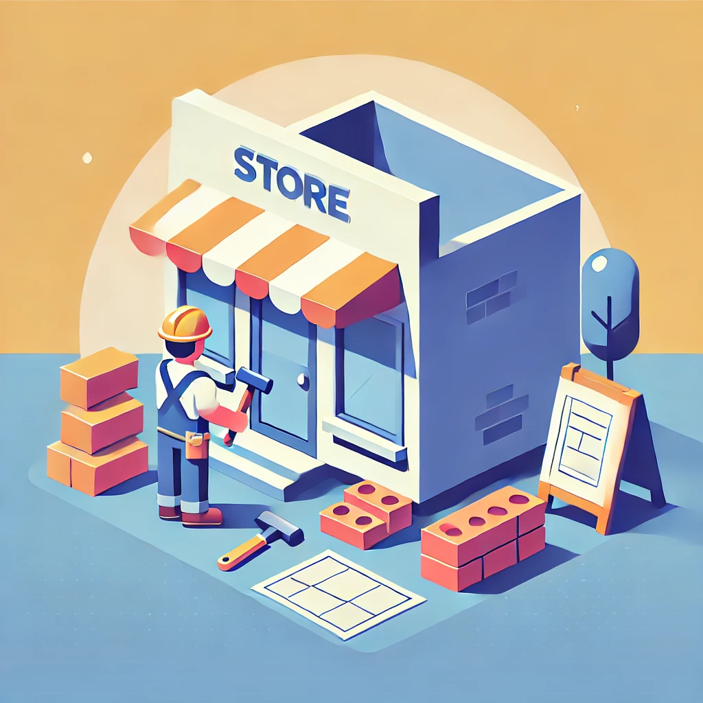 building my store image